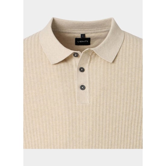 Venti Polo lange mouwen heren polo 1/1 gestrickt 226280000/016 - Image 4