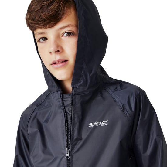 Regatta Kids Boys Girls Stormbreaker Waterproof Shell Walking Jacket Rain Coat - Image 3