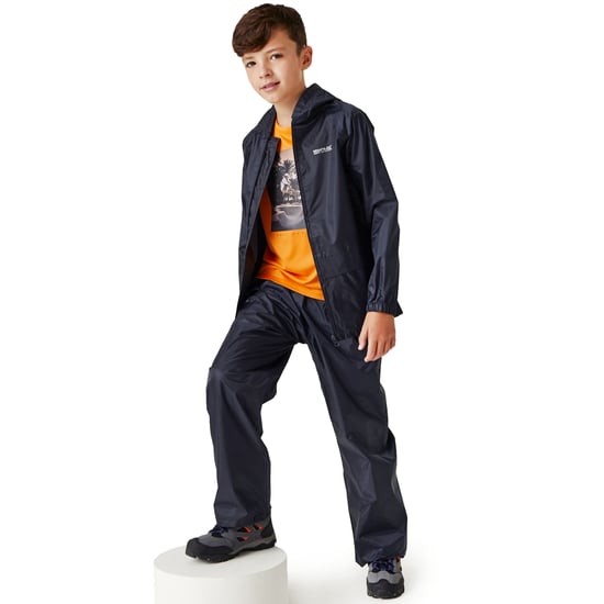 Regatta Kids Boys Girls Stormbreaker Waterproof Shell Walking Jacket Rain Coat - Image 4