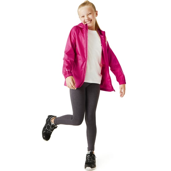 Regatta Kids Juniors Pack it III Waterproof Hooded Outdoor Walking Jacket Coat - Image 4