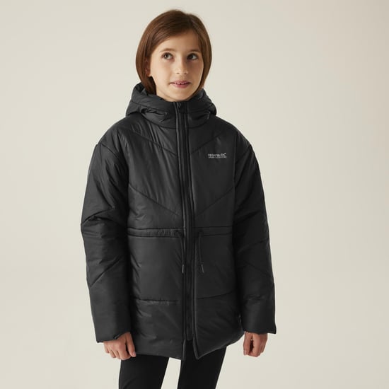 Regatta Kids Rurie Hooded Heavy Weight Padded Warm Winter Jacket Coat - Image 1