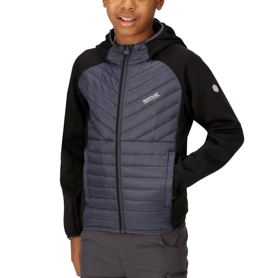 Regatta Kids Kilder Hybrid VI Water Resistant Outdoor Walking Jacket Coat - Image 3
