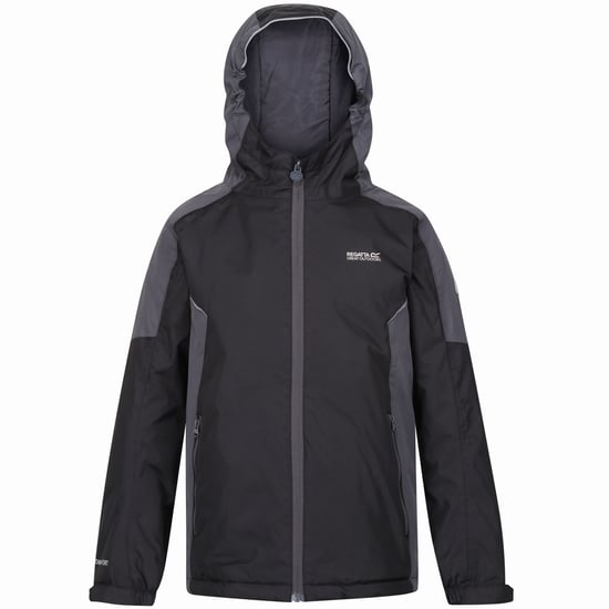 Regatta Kids Hurdle IV Waterproof Insulated Warm Hooded Jacket Coat - Image 1