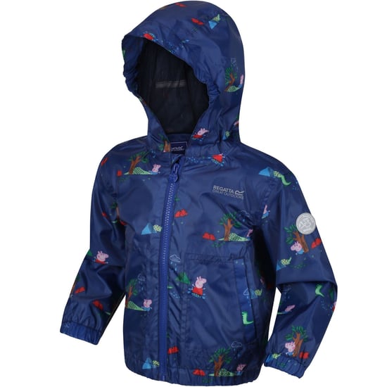Regatta Unisex Kids Peppa Pig Muddy Puddle Outdoor Waterproof Hooded Jacket - Image 1