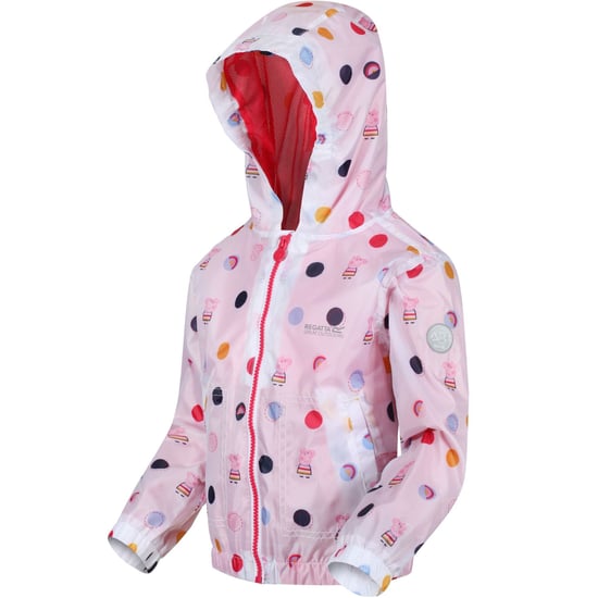 Regatta Unisex Kids Peppa Pig Muddy Puddle Outdoor Waterproof Hooded Jacket - Image 1
