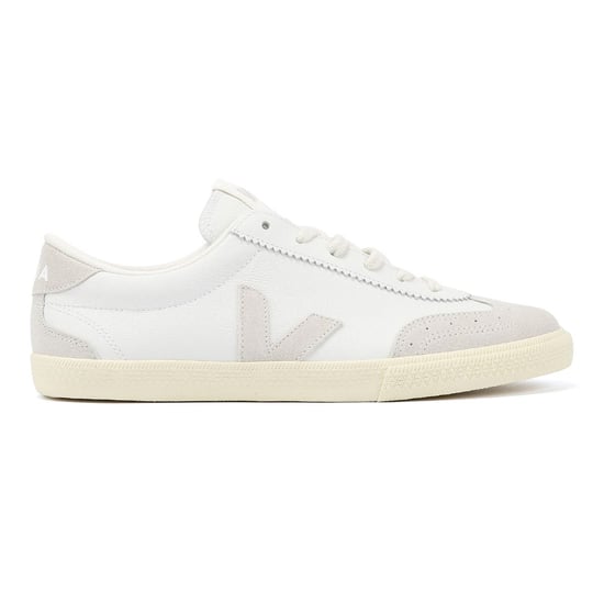 Veja Volley Leather Men's White Trainers - Image 5