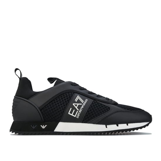Emporio Armani EA7 B&M Mesh Run herensneakers in zwart - Image 1