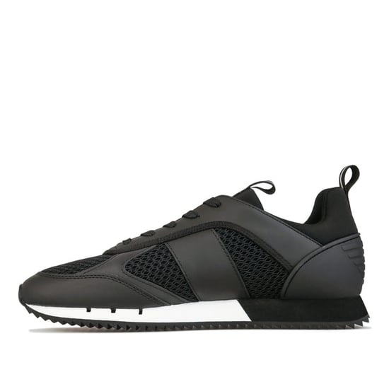 Emporio Armani EA7 B&M Mesh Run herensneakers in zwart - Image 3