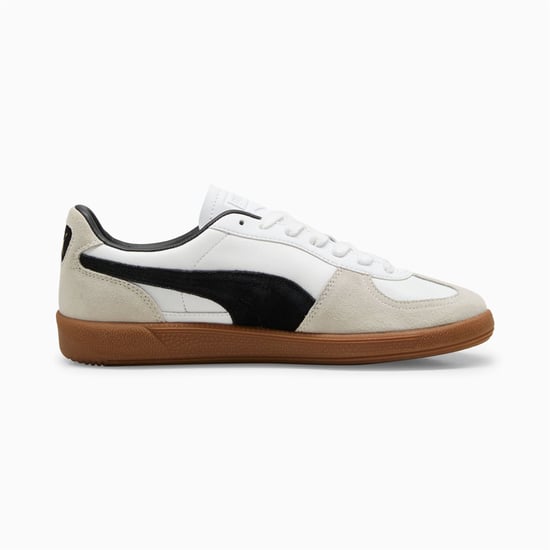 Puma Palermo Läder Vita/Svarta Sneakers - Image 2