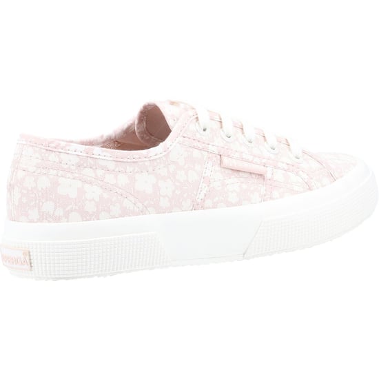 Superga 2750 Print 100% Cotton Women's Pink/White Trainers - Image 2