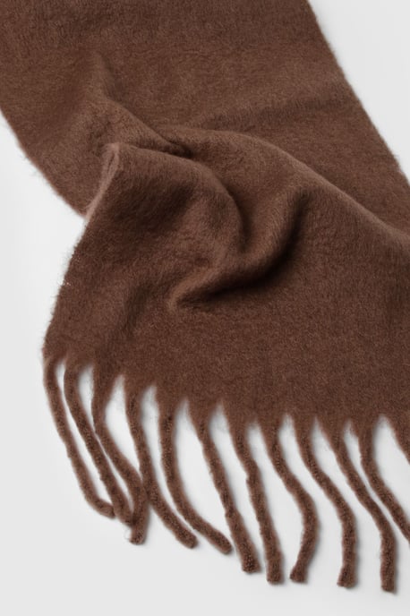 Oversized Tassel Fluffy Scarf - Image 3