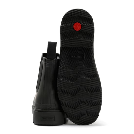 Hunter Downpour Rubber Zwarte Wellingtonlaarzen - Image 4