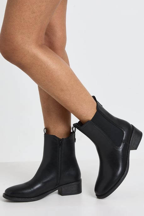 Tab Detail Chelsea Boots - Image 1