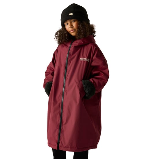 Regatta Kids Spirit Of Adventure Hooded Waterproof Warm Drying Changing Robe - Image 1