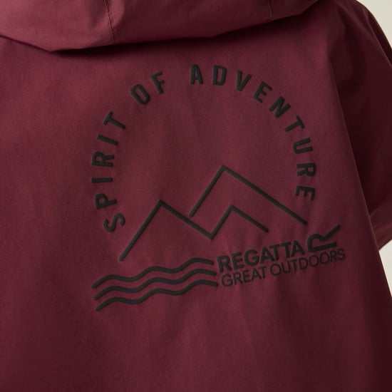 Regatta Kids Spirit Of Adventure Hooded Waterproof Warm Drying Changing Robe - Image 6