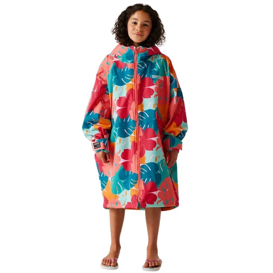 Regatta Kids Spirit Of Adventure Hooded Waterproof Warm Drying Changing Robe - Image 1