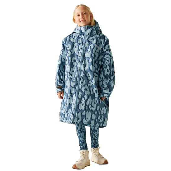Regatta Kids Spirit Of Adventure Hooded Waterproof Warm Drying Changing Robe - Image 1
