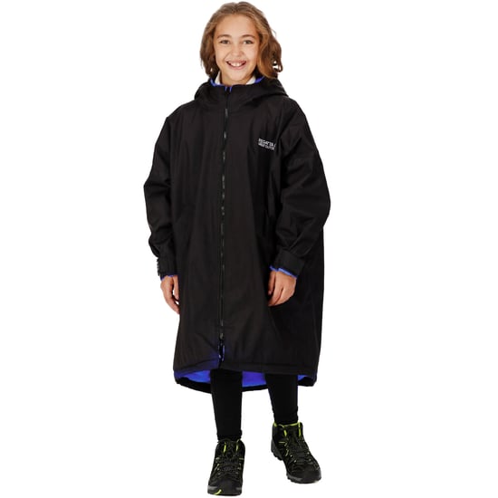 Regatta Kids Spirit Of Adventure Hooded Waterproof Warm Drying Changing Robe - Image 1