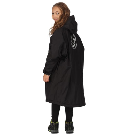Regatta Kids Spirit Of Adventure Hooded Waterproof Warm Drying Changing Robe - Image 5