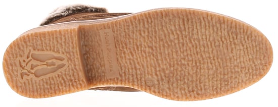 Hush Puppies Womens Ankle Boots Florence Suede Leather Zip and Lace brown - Image 5