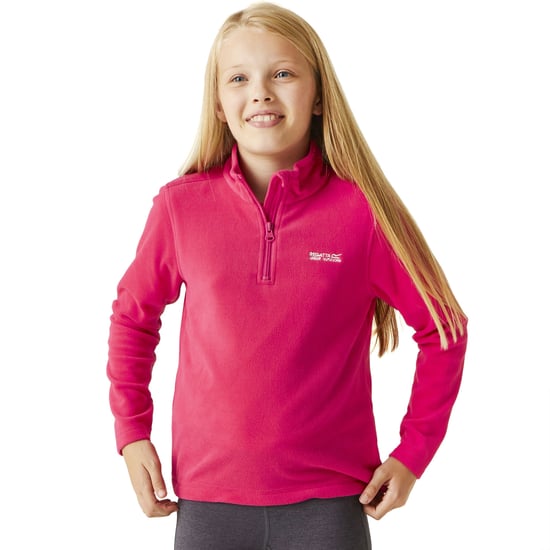 Regatta Kids Childrens Hot Shot II Lightweight 1/2 Zip Outdoor Fleece Pullover - Image 1