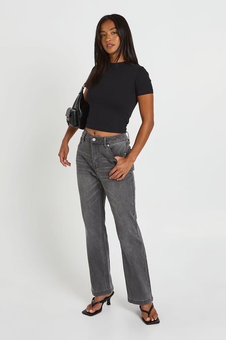 The Petite Mid Waist Baby Bootcut - Image 1