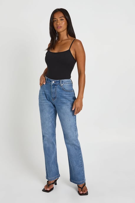 The Petite Mid Waist Baby Bootcut - Image 1