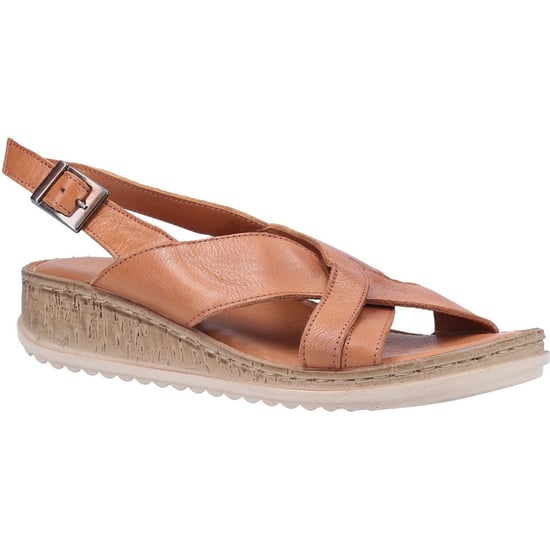 Hush Puppies Womens Elena Cross Over Wedge Sandals - Image 1