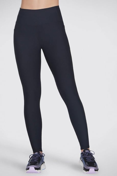 Goflex Rib Fl Hw Leggings Djärv Svart - Image 1