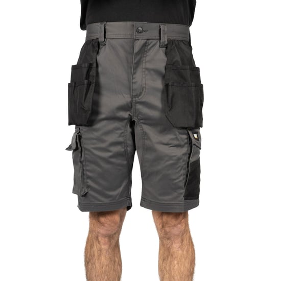 Caterpillar Essential Stretch Holster Polyster Mannen Grijze Werkshorts - Image 1