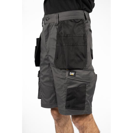 Caterpillar Essential Stretch Holster Polyster Mannen Grijze Werkshorts - Image 3