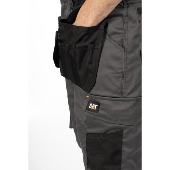 Caterpillar Essential Stretch Holster Polyster Mannen Grijze Werkshorts - Image 6