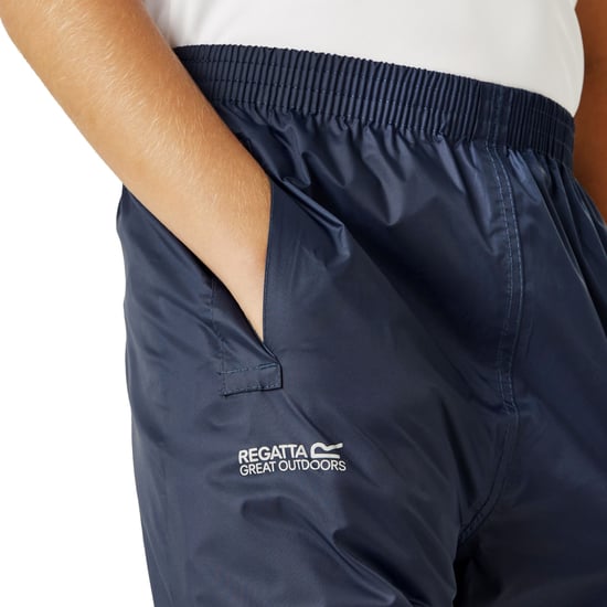 Regatta Kids Juniors Pack It Waterproof Outdoor Walking Overtrousers - Image 3
