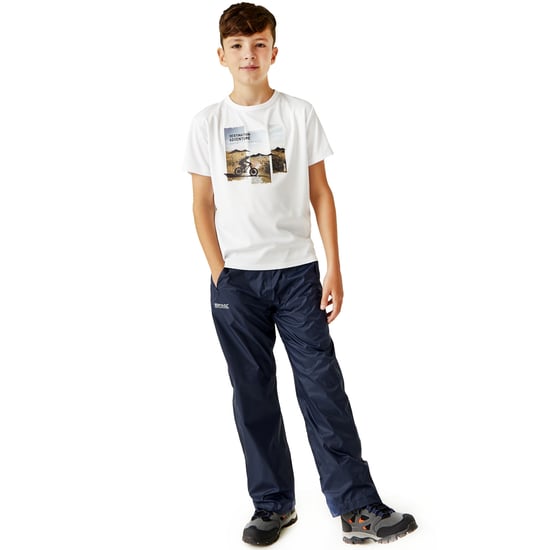 Regatta Kids Juniors Pack It Waterproof Outdoor Walking Overtrousers - Image 4