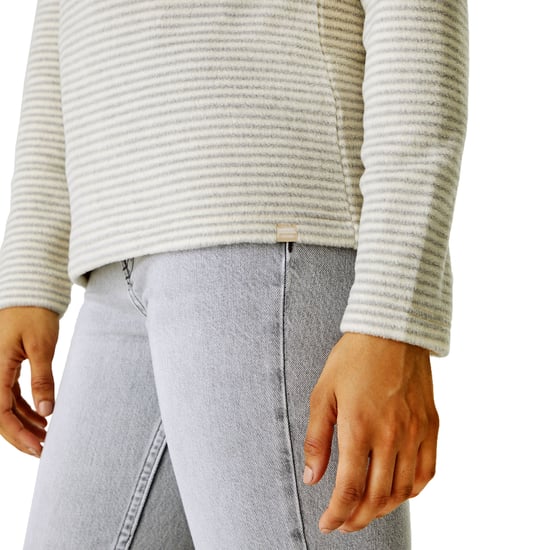 Regatta Womens Solenne 1/2 Zip Outdoor Walking Hiking Stripe Fleece Pullover - Image 3