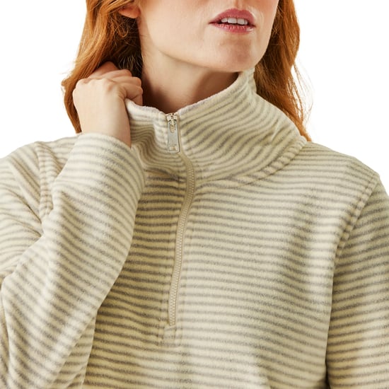 Regatta Womens Solenne 1/2 Zip Outdoor Walking Hiking Stripe Fleece Pullover - Image 3
