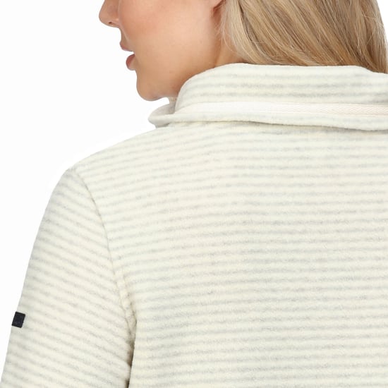 Regatta Womens Solenne 1/2 Zip Outdoor Walking Hiking Stripe Fleece Pullover - Image 5