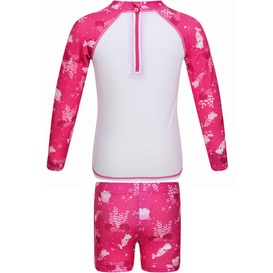 Regatta Kids Peppa Pig Long Sleeve Swimming Swimsuit Rash Suit Set - Image 2