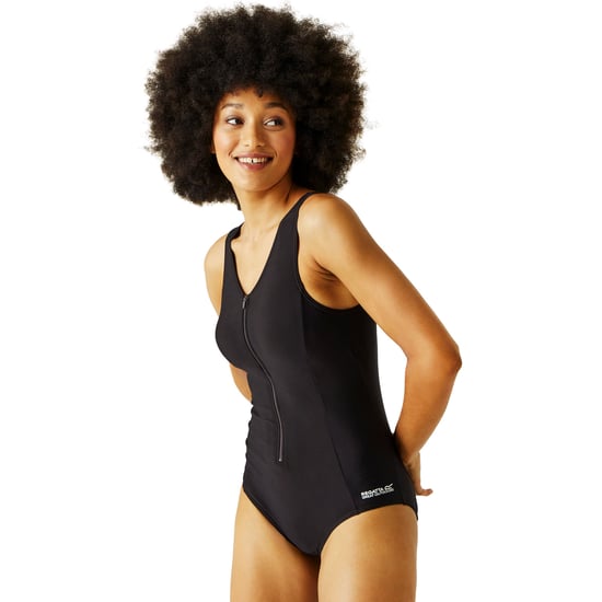 Regatta Womens Wakefield Tummy Control Swimming Costume - Black - Image 1