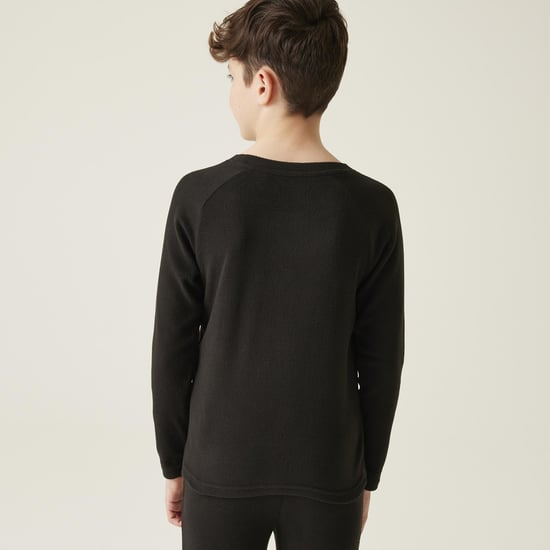 Regatta Kids Thermal Long Sleeve Crew Neck Baselayer Top - Image 2
