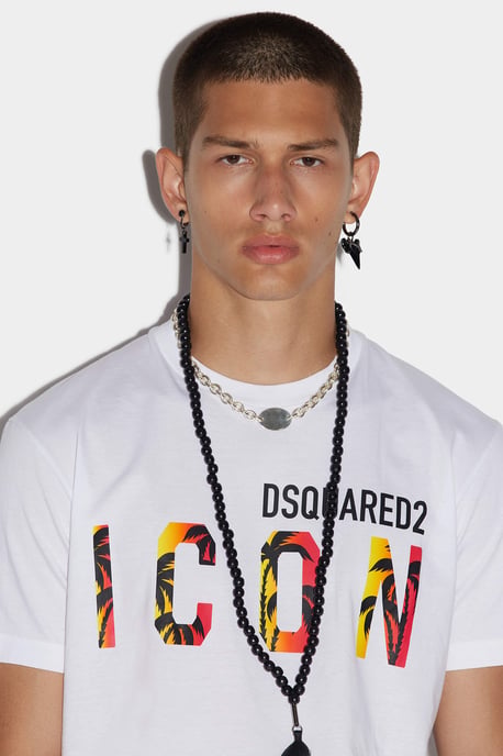 DSQUARED2 ICON SUNSET COOL T-SHIRT SLIM FIT - Image 2