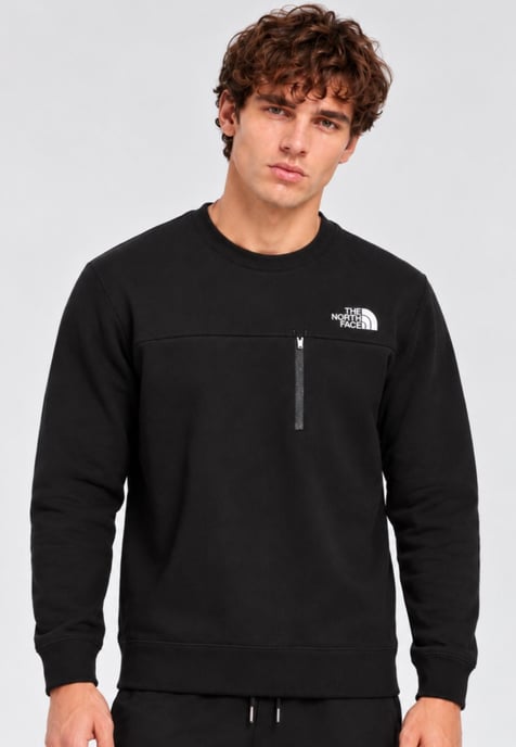 The North Face M Tech New Peak Pullover Tracksuit Set in Black - Image 2