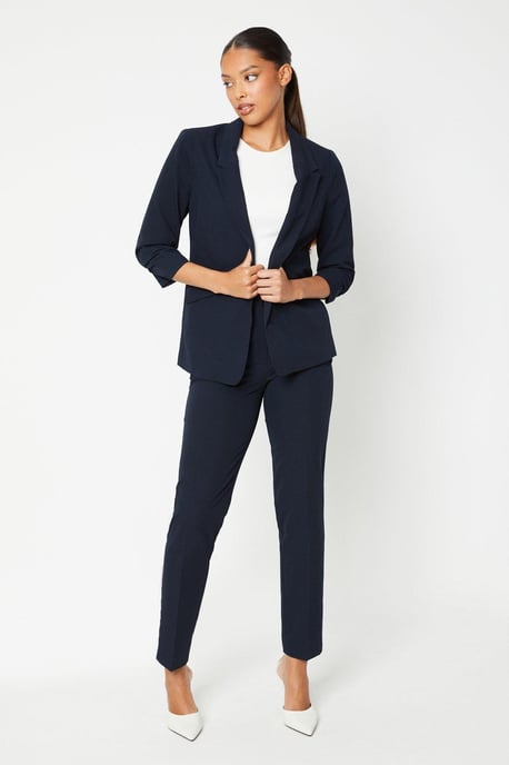 Ruched Sleeve Blazer - Image 2
