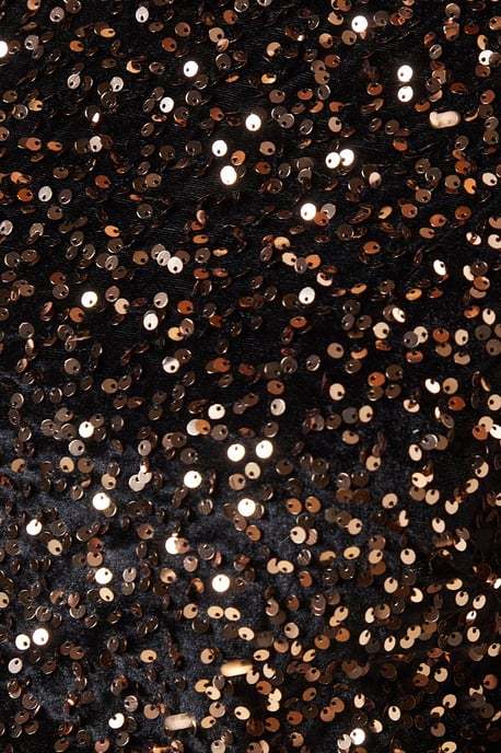 Petite Velvet Sequin Midi Dress - Image 5