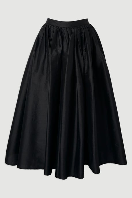 Taffeta Woven Maxi Skirt - Image 4