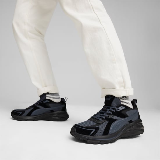 Men's Puma Hypnotic Trainers in Black Grey - Image 2