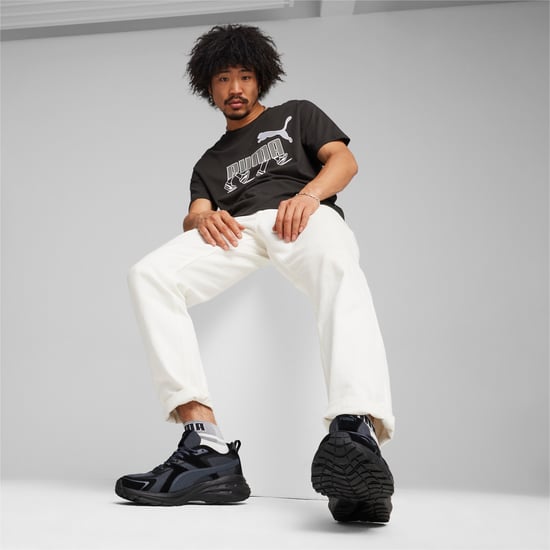Men's Puma Hypnotic Trainers in Black Grey - Image 3