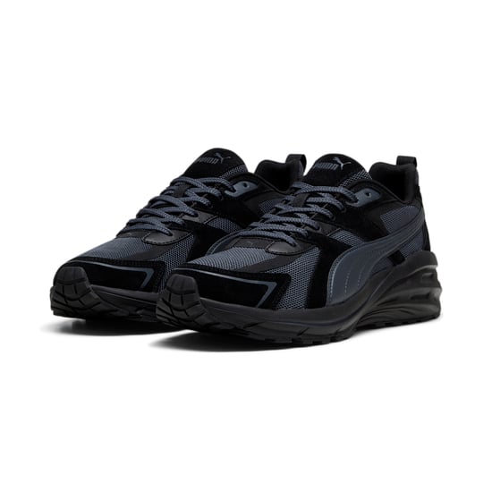 Men's Puma Hypnotic Trainers in Black Grey - Image 4