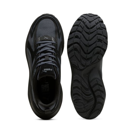 Men's Puma Hypnotic Trainers in Black Grey - Image 6
