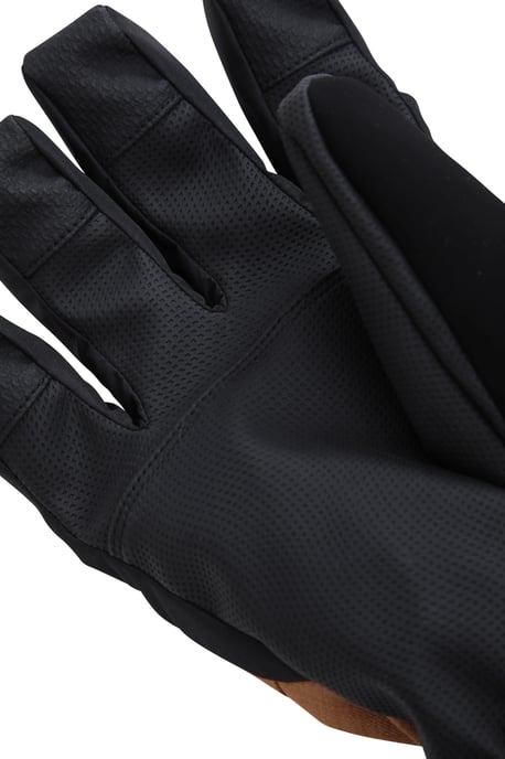 'Lodge' Men's Ski Gloves Lightweight Snowproof Warm Comfortable Winter Mittens Tan - Image 5